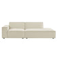 Restore 2-Piece Performance Fabric Upholstered Modular Loveseat by Modway