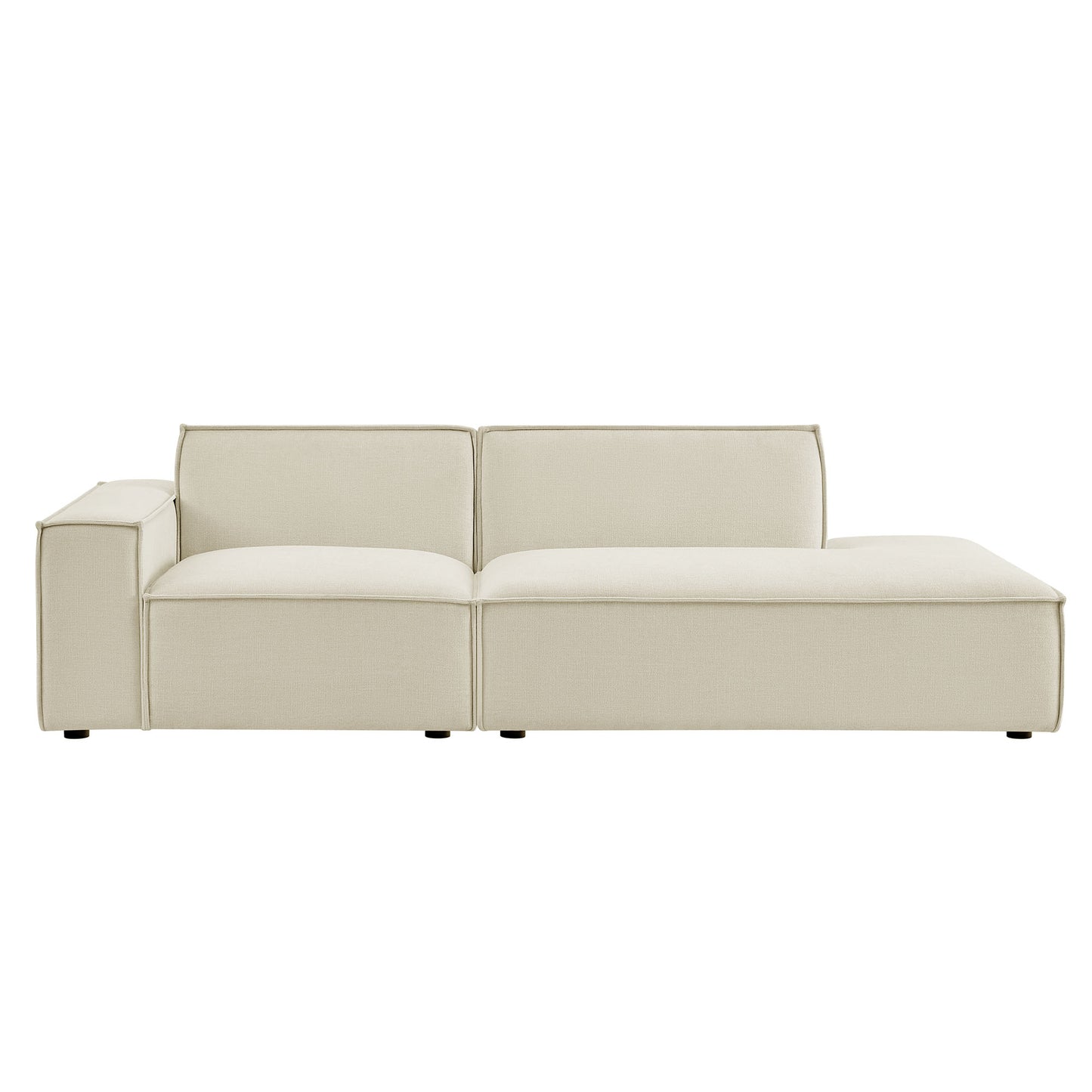 Restore 2-Piece Performance Fabric Upholstered Modular Loveseat by Modway