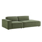 Restore 2-Piece Performance Fabric Upholstered Modular Loveseat by Modway