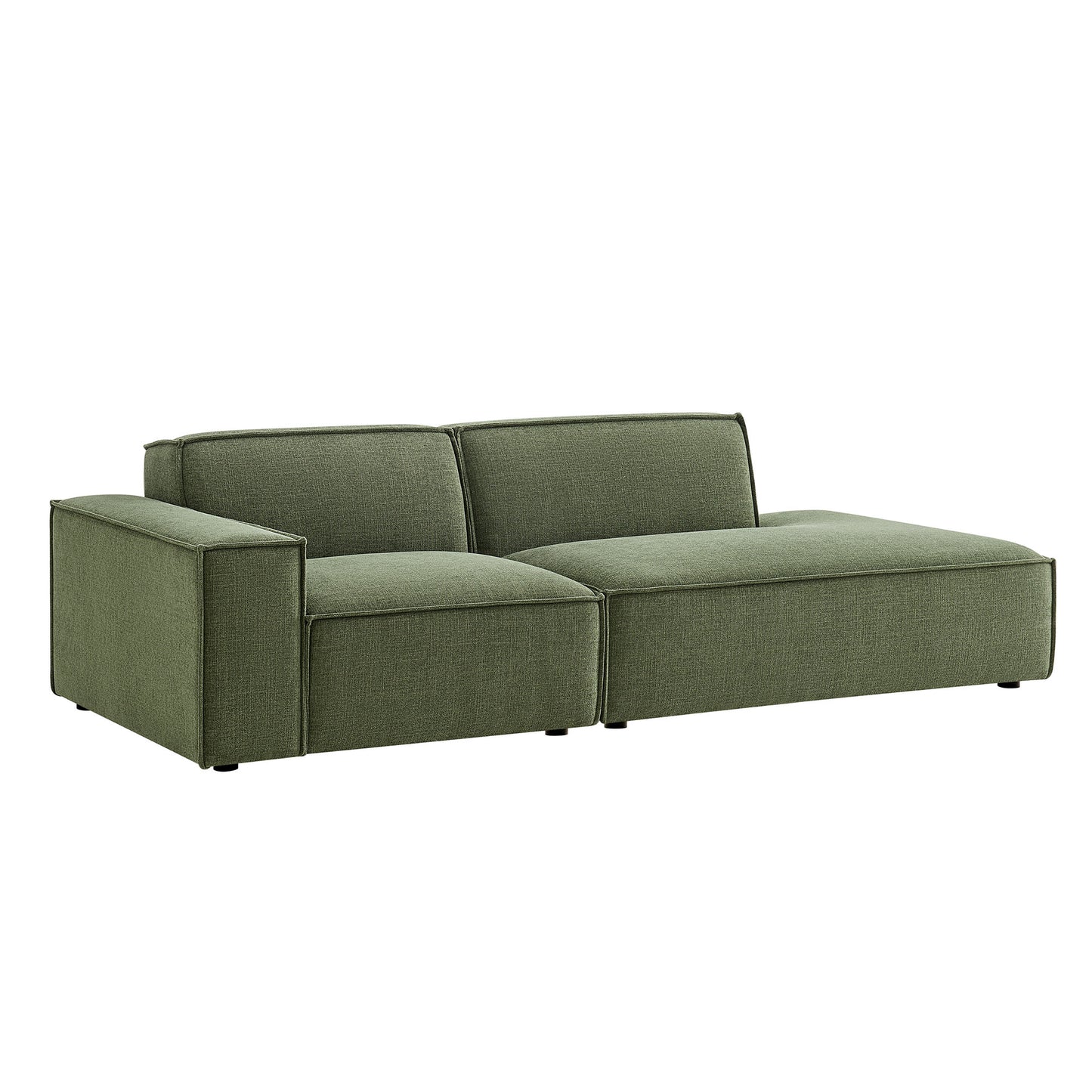Restore 2-Piece Performance Fabric Upholstered Modular Loveseat by Modway