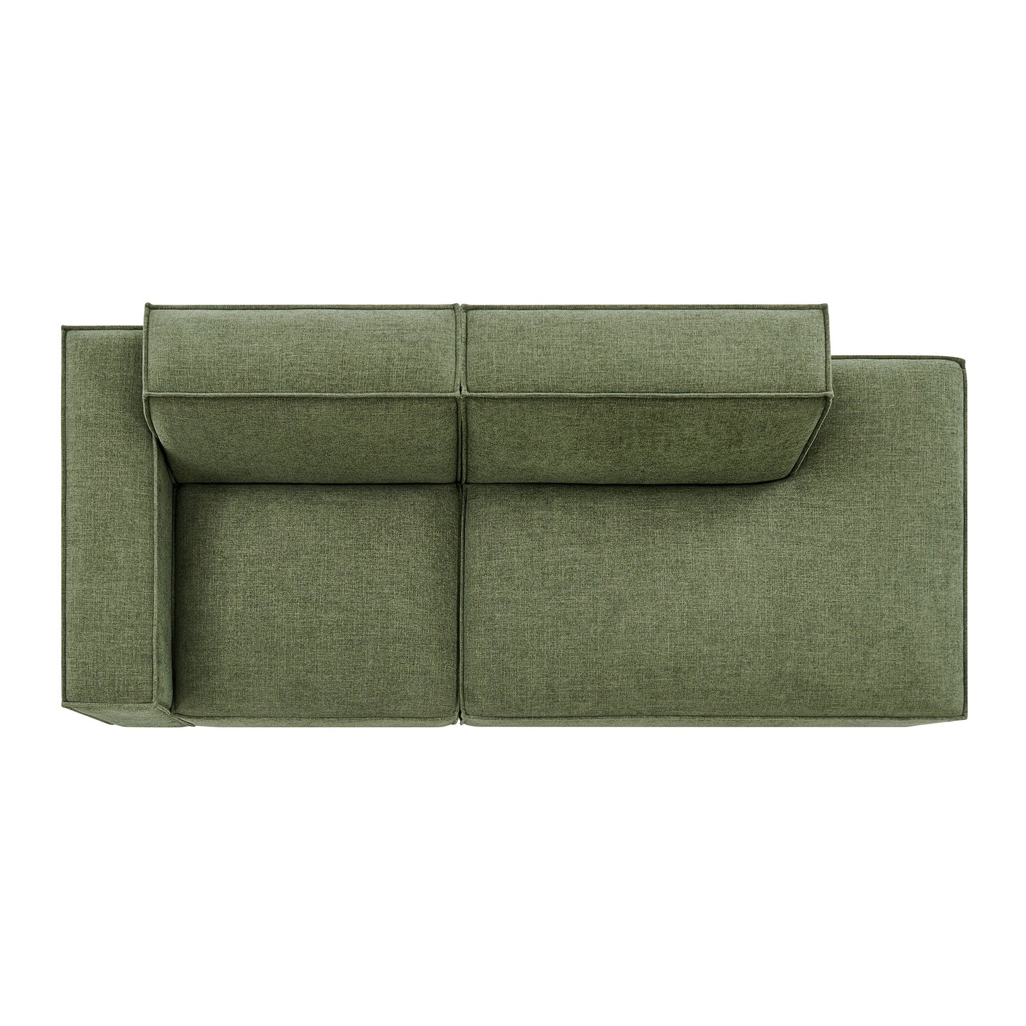 Restore 2-Piece Performance Fabric Upholstered Modular Loveseat by Modway