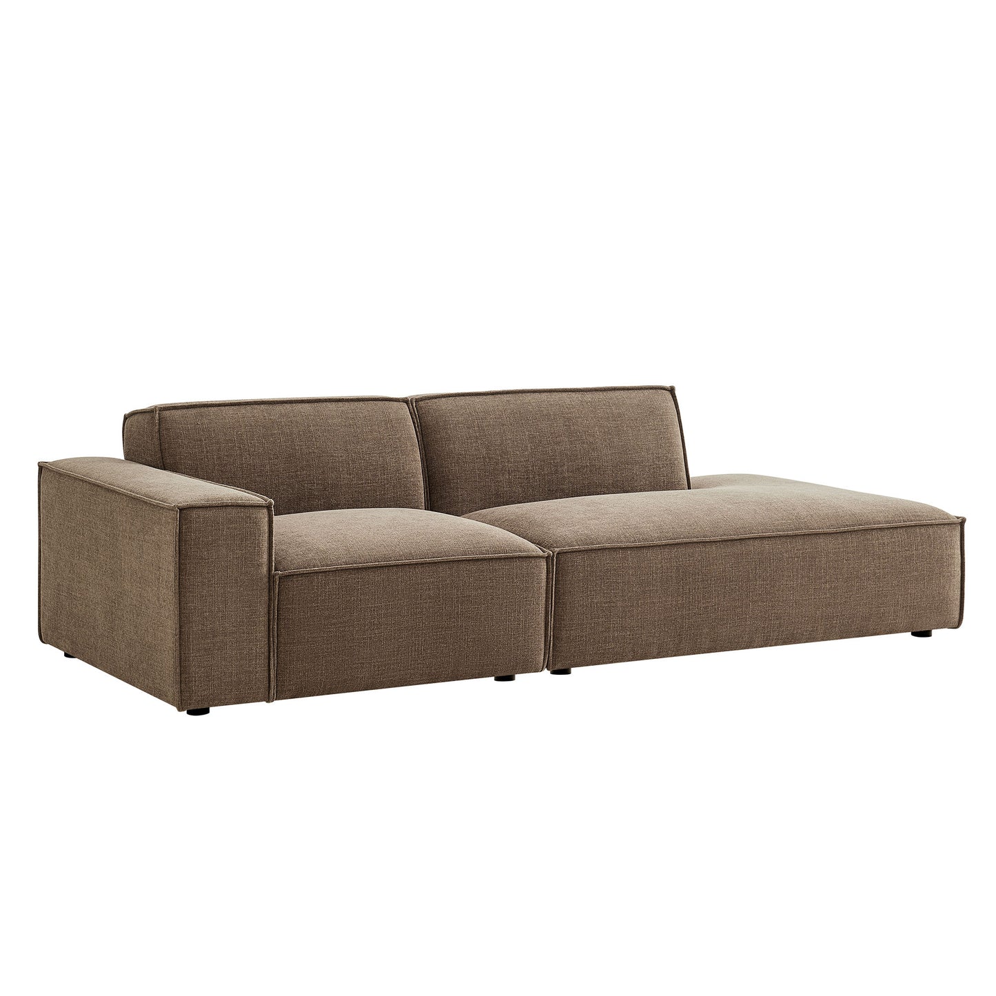 Restore 2-Piece Performance Fabric Upholstered Modular Loveseat by Modway