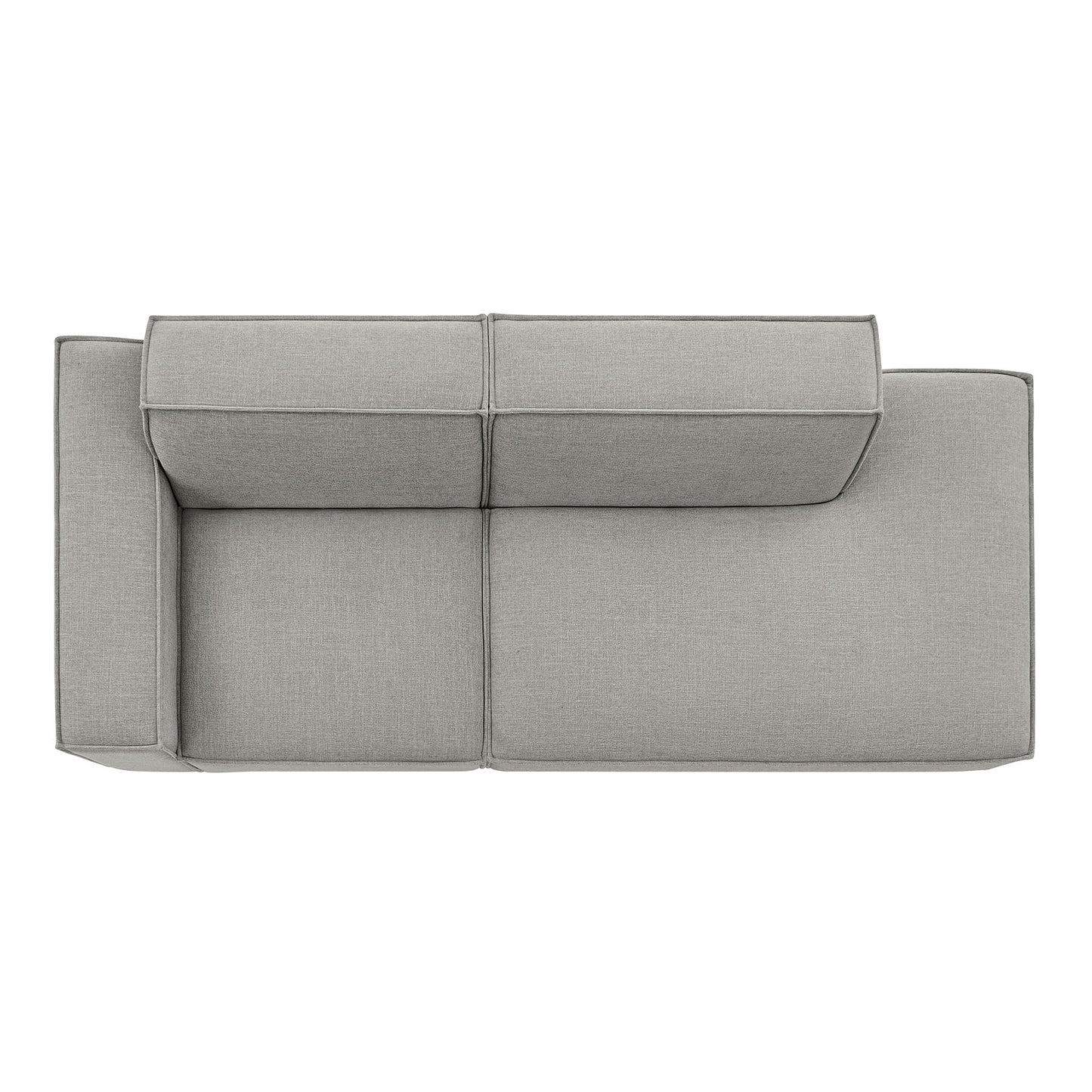Restore 2-Piece Performance Fabric Upholstered Modular Loveseat by Modway