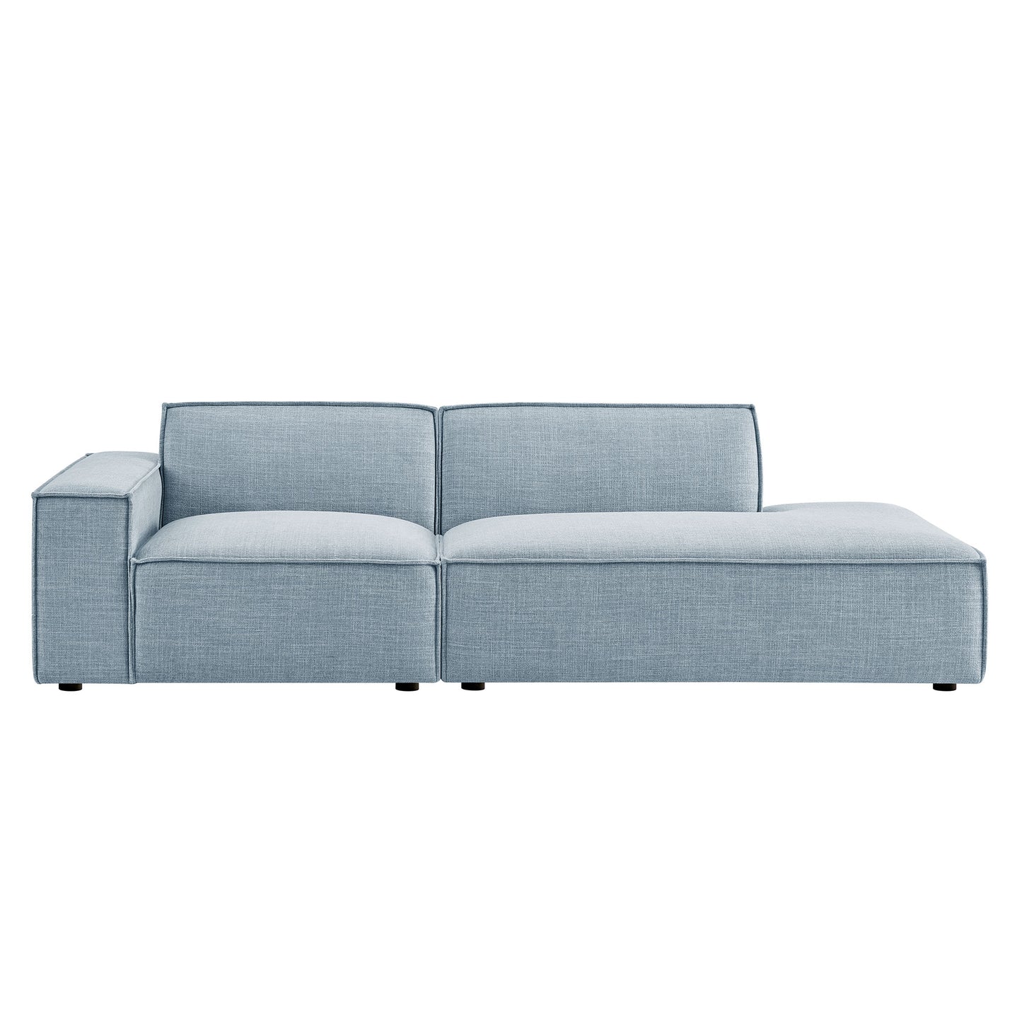 Restore 2-Piece Performance Fabric Upholstered Modular Loveseat by Modway