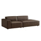Restore 2-Piece Vegan Leather Modular Loveseat by Modway