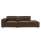 Restore 2-Piece Vegan Leather Modular Loveseat by Modway