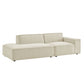 Restore 2-Piece Performance Fabric Upholstered Modular Loveseat by Modway