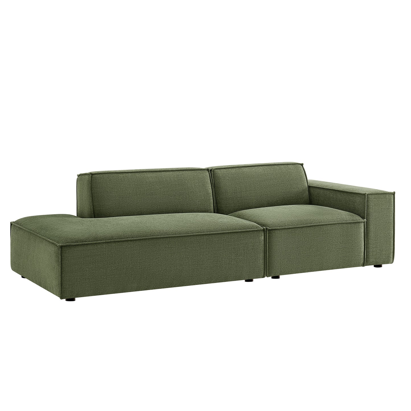 Restore 2-Piece Performance Fabric Upholstered Modular Loveseat by Modway