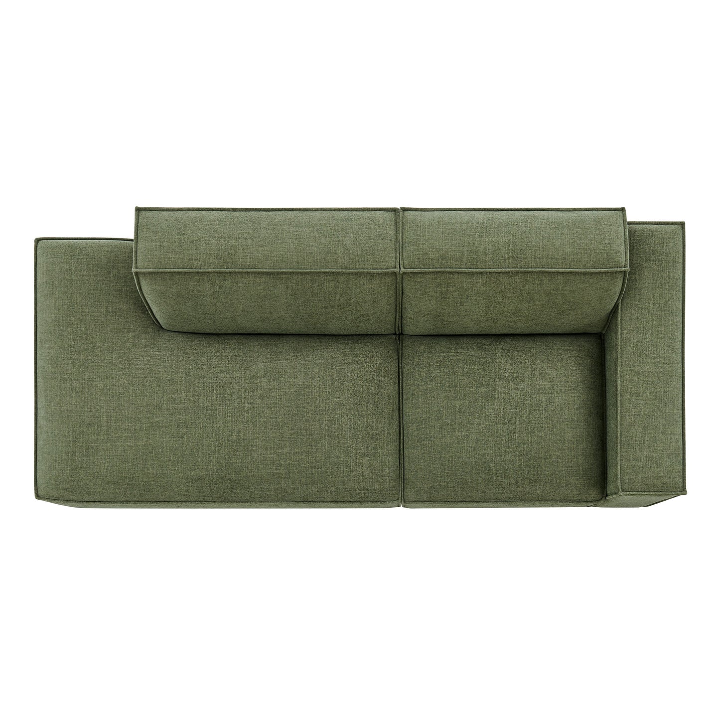 Restore 2-Piece Performance Fabric Upholstered Modular Loveseat by Modway