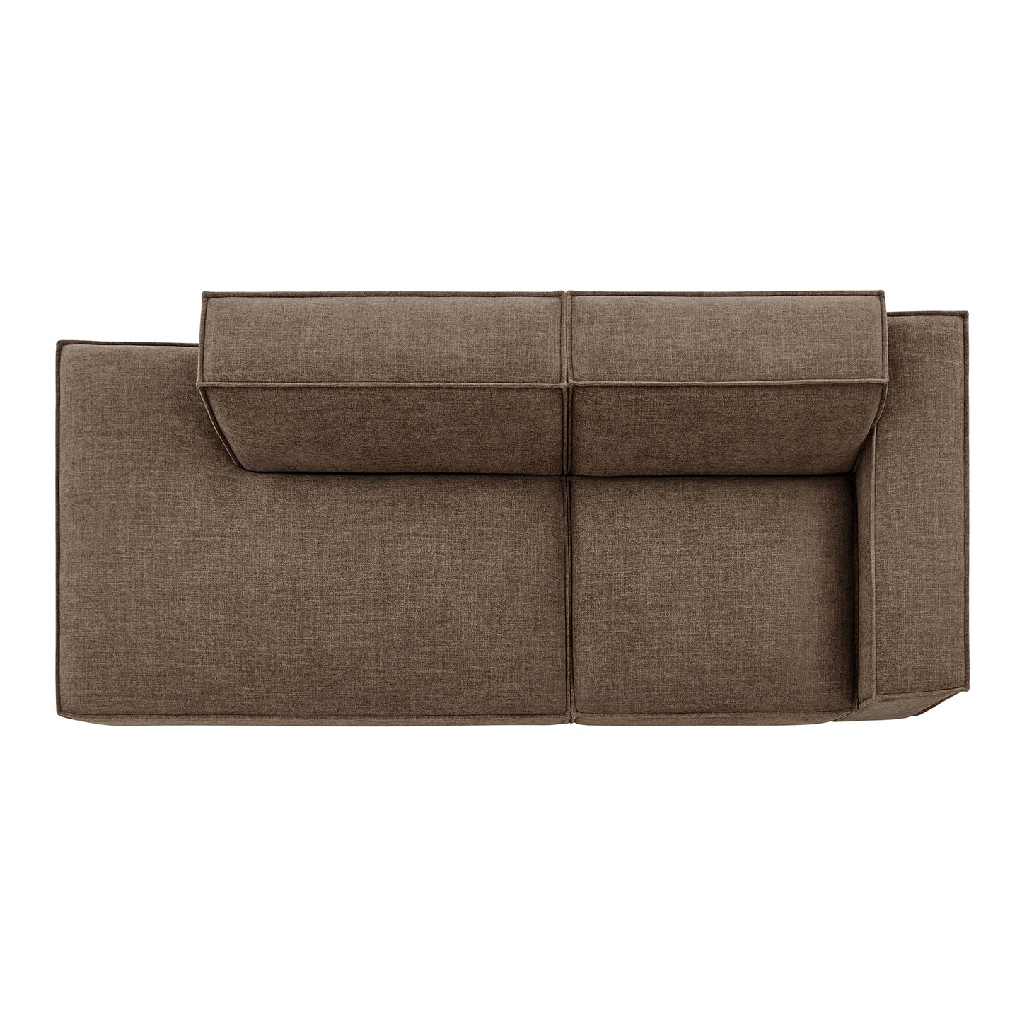 Restore 2-Piece Performance Fabric Upholstered Modular Loveseat by Modway