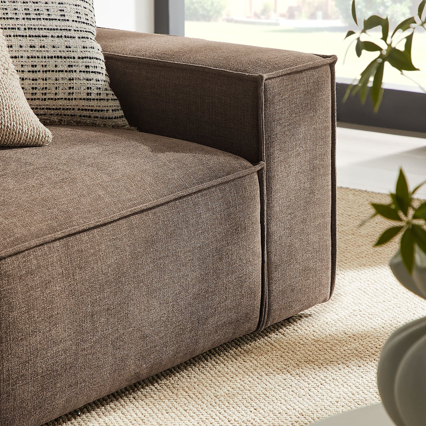 Restore 2-Piece Performance Fabric Upholstered Modular Loveseat by Modway