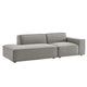 Restore 2-Piece Performance Fabric Upholstered Modular Loveseat by Modway