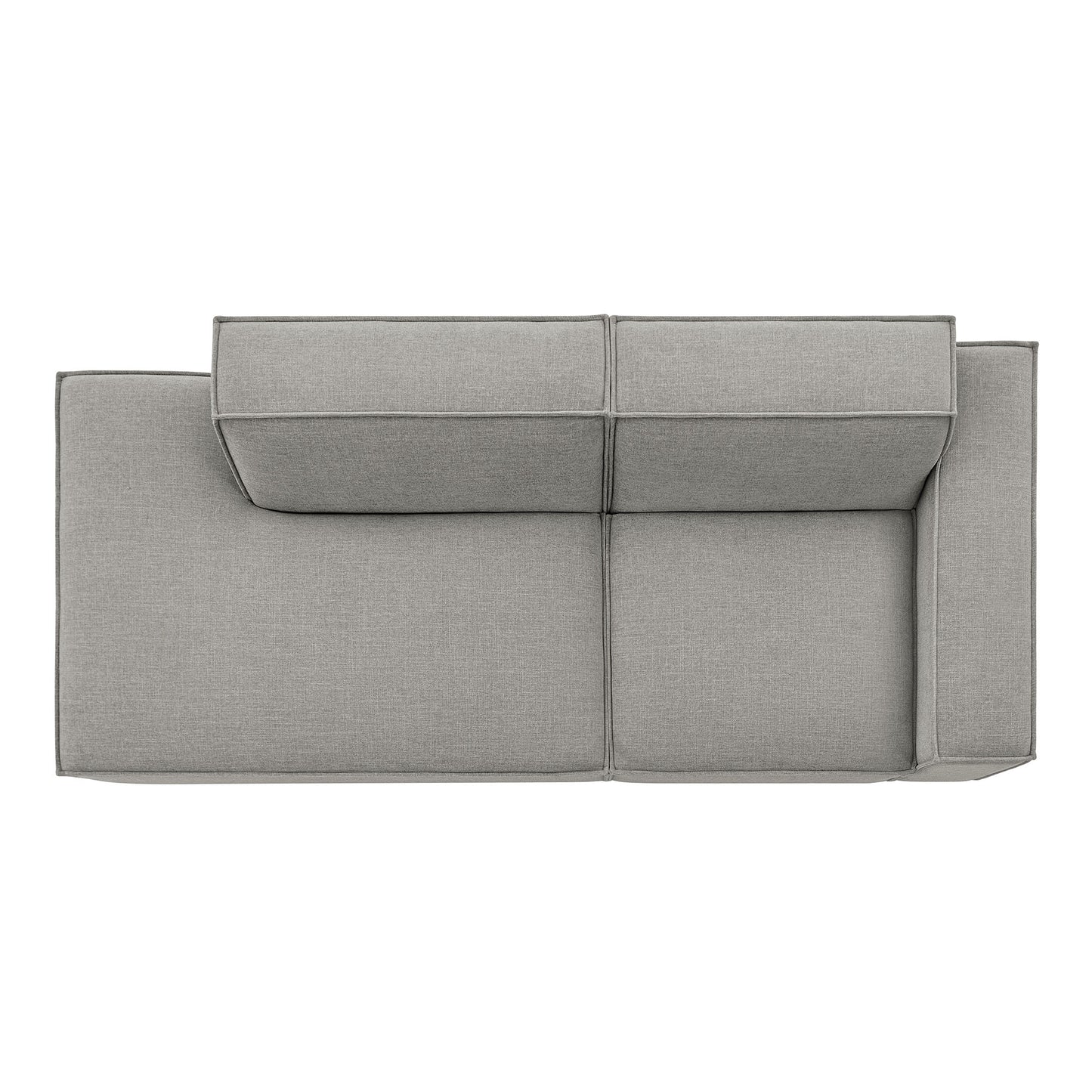 Restore 2-Piece Performance Fabric Upholstered Modular Loveseat by Modway