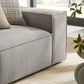 Restore 2-Piece Performance Fabric Upholstered Modular Loveseat by Modway
