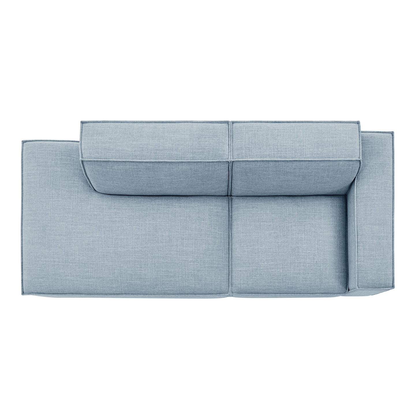Restore 2-Piece Performance Fabric Upholstered Modular Loveseat by Modway