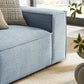 Restore 2-Piece Performance Fabric Upholstered Modular Loveseat by Modway