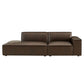 Restore 2-Piece Vegan Leather Modular Loveseat by Modway