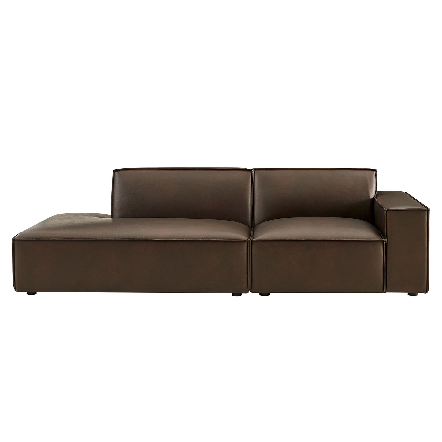 Restore 2-Piece Vegan Leather Modular Loveseat by Modway