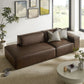 Restore 2-Piece Vegan Leather Modular Loveseat by Modway