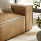Restore 2-Piece Vegan Leather Modular Loveseat by Modway
