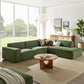 Restore 4-Piece Performance Fabric Upholstered Modular L-Shaped Sofa by Modway