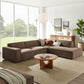 Restore 4-Piece Performance Fabric Upholstered Modular L-Shaped Sofa by Modway