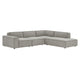 Restore 4-Piece Performance Fabric Upholstered Modular L-Shaped Sofa by Modway