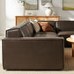 Restore 4-Piece Vegan Leather Modular L-Shaped Sofa by Modway