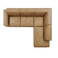 Restore 4-Piece Vegan Leather Modular L-Shaped Sofa by Modway