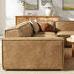 Restore 4-Piece Vegan Leather Modular L-Shaped Sofa by Modway