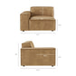 Restore 4-Piece Vegan Leather Modular L-Shaped Sofa by Modway