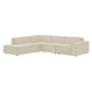 Restore 4-Piece Performance Fabric Upholstered Modular L-Shaped Sofa by Modway