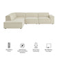 Restore 4-Piece Performance Fabric Upholstered Modular L-Shaped Sofa by Modway