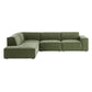 Restore 4-Piece Performance Fabric Upholstered Modular L-Shaped Sofa by Modway