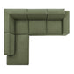 Restore 4-Piece Performance Fabric Upholstered Modular L-Shaped Sofa by Modway