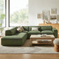 Restore 4-Piece Performance Fabric Upholstered Modular L-Shaped Sofa by Modway