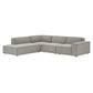 Restore 4-Piece Performance Fabric Upholstered Modular L-Shaped Sofa by Modway
