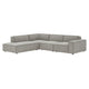 Restore 4-Piece Performance Fabric Upholstered Modular L-Shaped Sofa by Modway