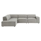 Restore 4-Piece Performance Fabric Upholstered Modular L-Shaped Sofa by Modway