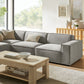 Restore 4-Piece Performance Fabric Upholstered Modular L-Shaped Sofa by Modway