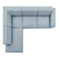 Restore 4-Piece Performance Fabric Upholstered Modular L-Shaped Sofa by Modway