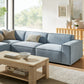 Restore 4-Piece Performance Fabric Upholstered Modular L-Shaped Sofa by Modway