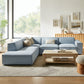 Restore 4-Piece Performance Fabric Upholstered Modular L-Shaped Sofa by Modway