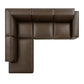 Restore 4-Piece Vegan Leather Modular L-Shaped Sofa by Modway