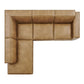 Restore 4-Piece Vegan Leather Modular L-Shaped Sofa by Modway