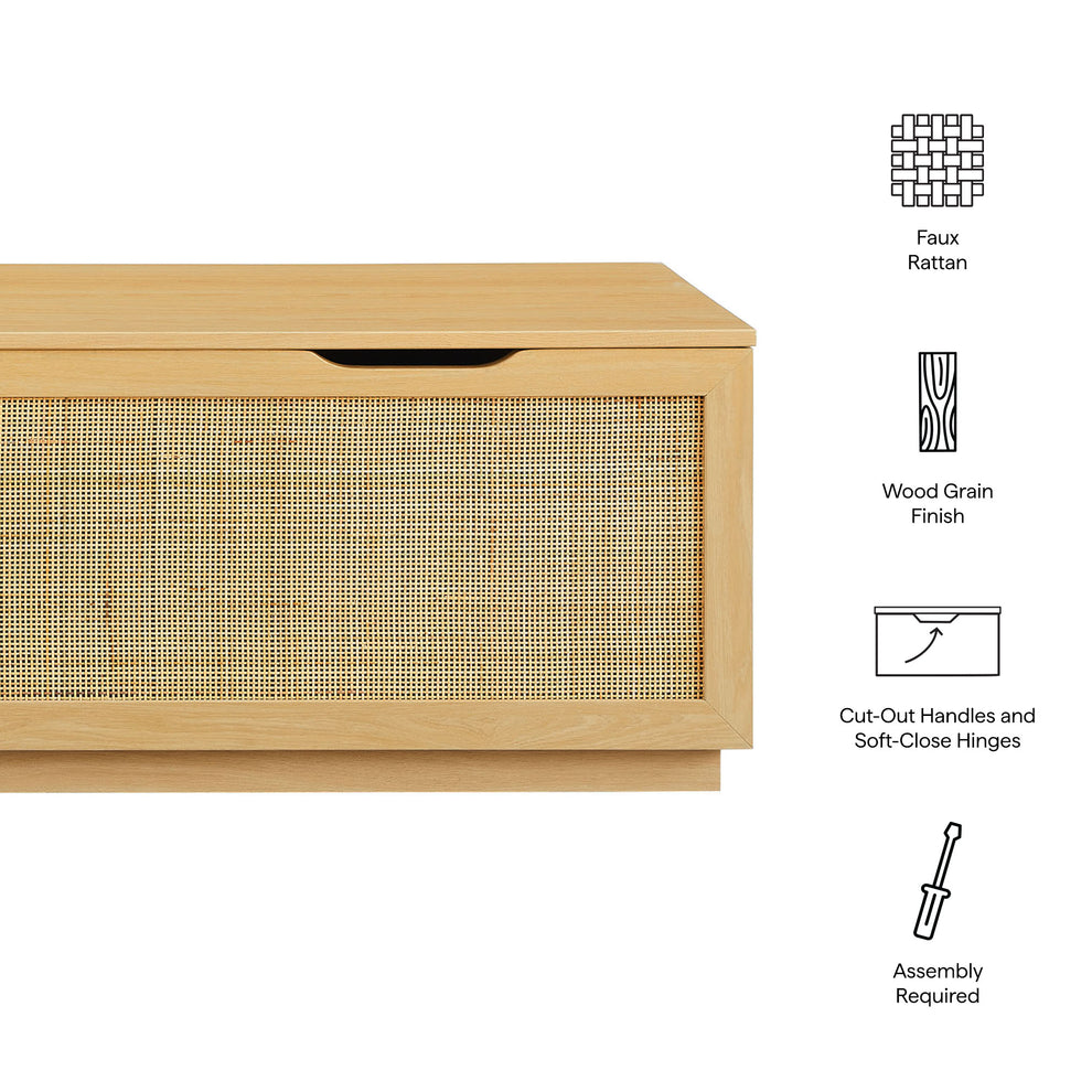 Soma 47" Rattan Storage Bench by Modway | Benches | Modishstore - 9
