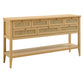 Soma 62 Inch Rattan Console Table by Modway