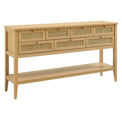 Soma 62 Inch Rattan Console Table by Modway