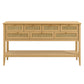 Soma 62 Inch Rattan Console Table by Modway