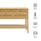 Soma 62 Inch Rattan Console Table by Modway